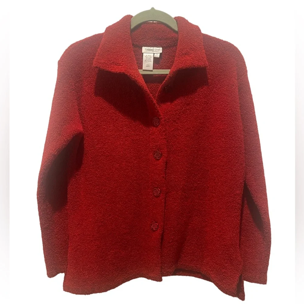 COLDWATER CREEK Wool Blend Knit Jacket - Picture 1 of 6